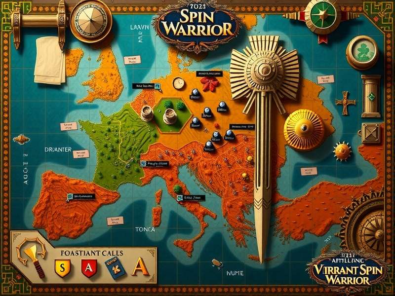 Aryavarta Map in Vibrant Spin Warrior Vibrant Spin Warrior game map of Aryavarta